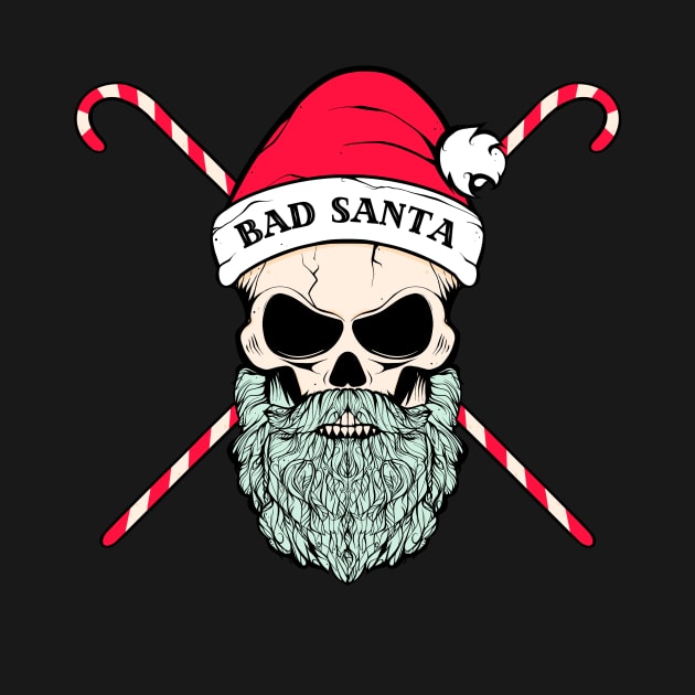 Christmas Snowboarding Santa T-shirts & Gifts by awesome_prints