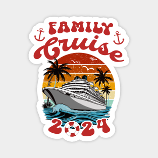 Family Cruise 2024 Magnet