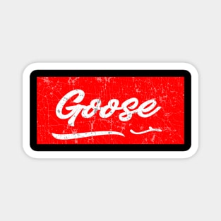 goose band red vintage Magnet