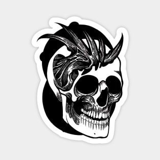 Corrupted Skull Magnet