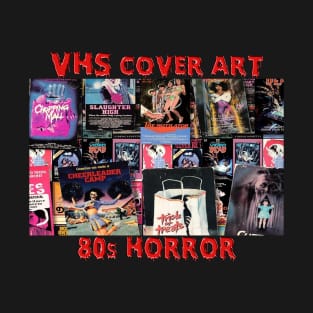 VHS Cover Art 80s Horro T-Shirt