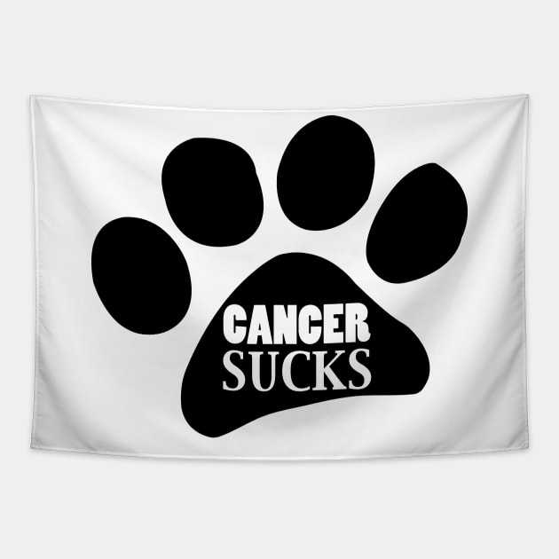 Dog Cancer Sucks Tapestry by KevinWillms1