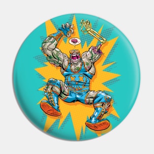 Zombie Lucha Libre Pin