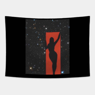 Mysterious woman Tapestry