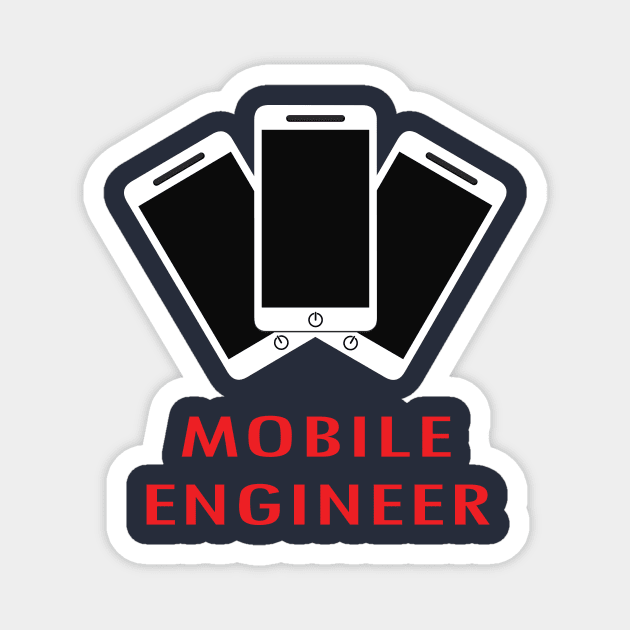 mobile engineer smart phones technician Magnet by PrisDesign99