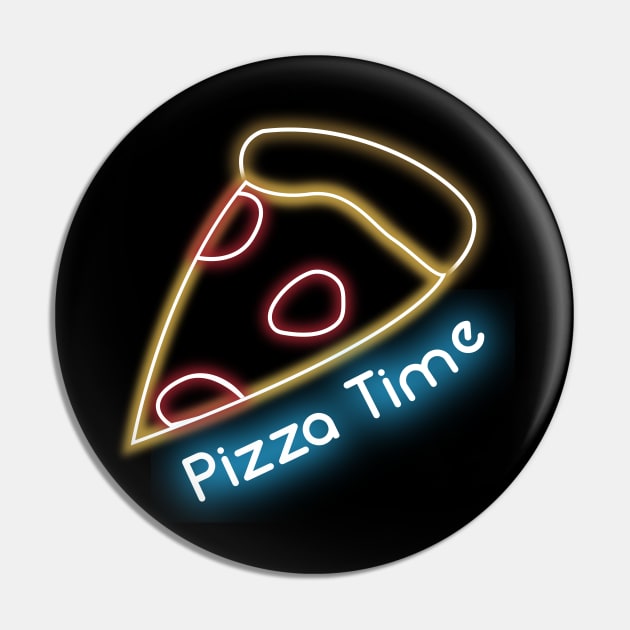 Pizza Time Pin by WinterWolfDesign