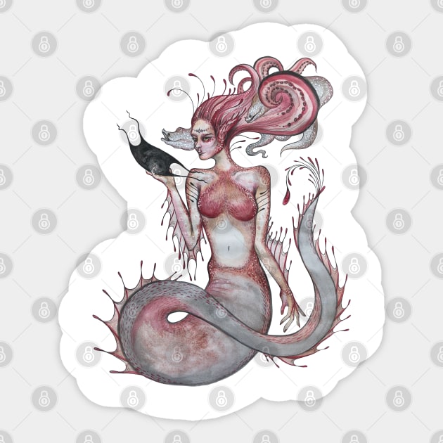 Sea Witch - Mermaid Siren Sea Witch - Sticker