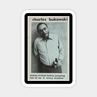 Bukowski  Book Portrait Original Magnet