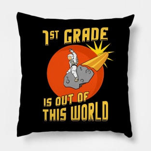 1st Grade is Out of This World Back to School Astronaut Pillow