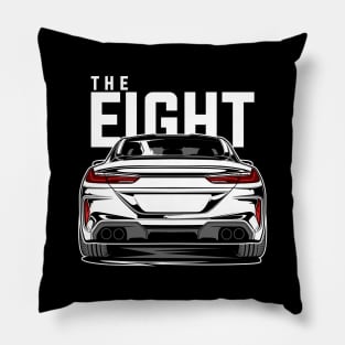 M8 F92 Competition (White Print) Pillow