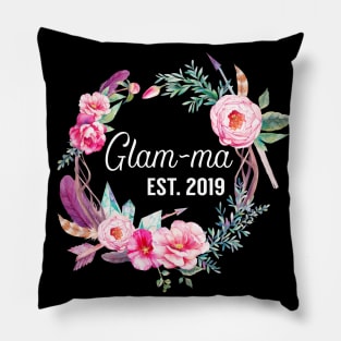 Glamma Grandma Est 2019 Pillow