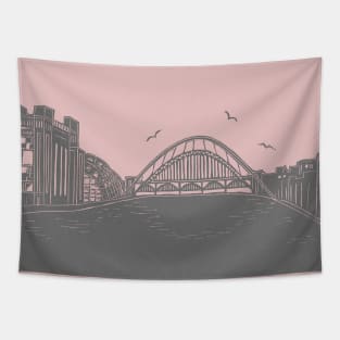 Bridges of NewcastleGateshead Quayside Tapestry