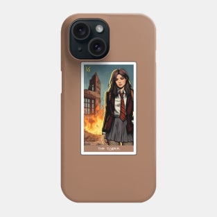 the tower - house of anubis tarot card Phone Case