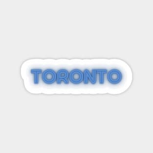 Toronto Retro Word Art Magnet