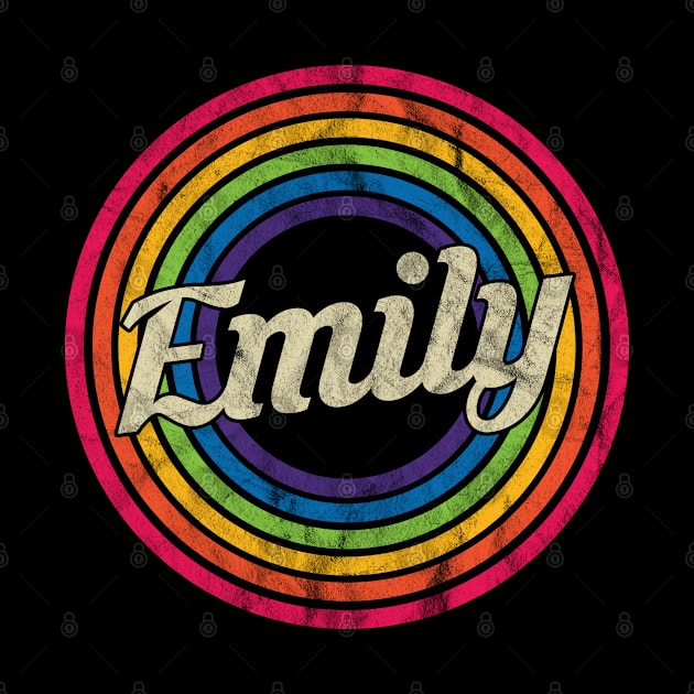 Emily - Retro Rainbow Faded-Style by MaydenArt