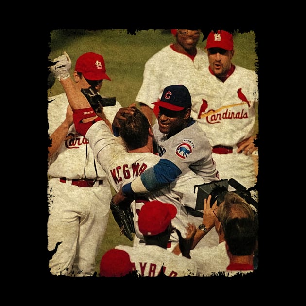 Sammy Sosa Hugs Mark McGwire after by SOEKAMPTI