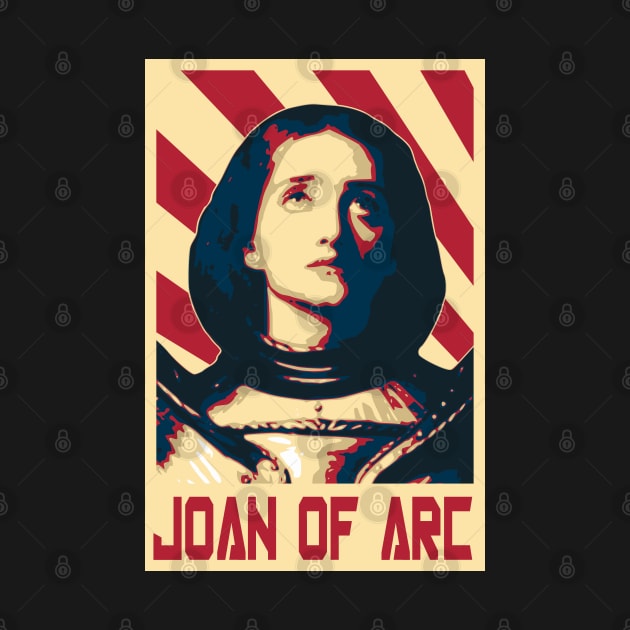 Joan Of Arc Jeanne D'Arc Retro Propaganda by Nerd_art