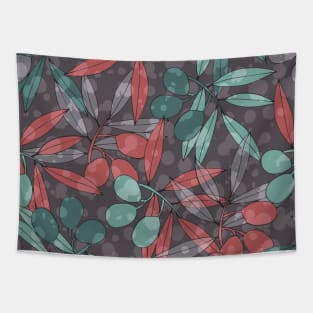 Olives pattern texture Tapestry