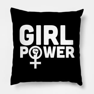 Girl Power Feminist Pillow