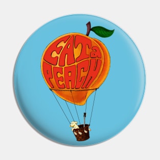 Eat a Peach Pin