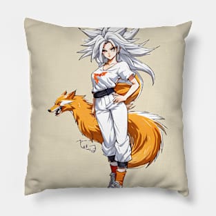 Majestic Lady Fox Pillow