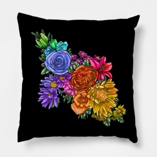 Rainbow Blooming Pillow