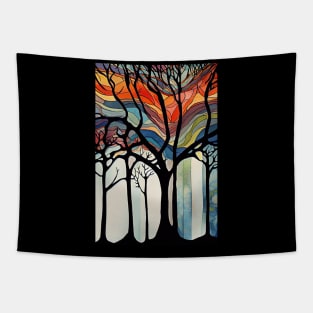 Oak Grove Minimalism Art Print Tapestry