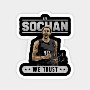 Jeremy Sochan San Antonio Trust Magnet