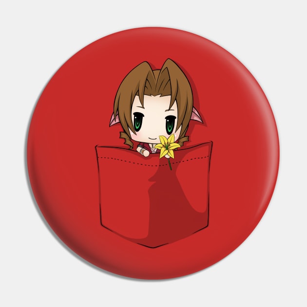 Pocket Aerith Pin by PixelKnight