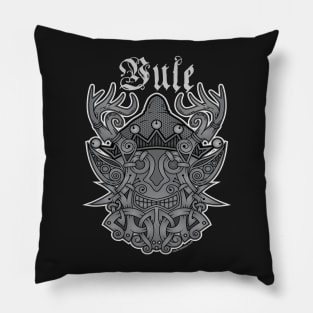 Yule Elf Viking Godmask Pillow