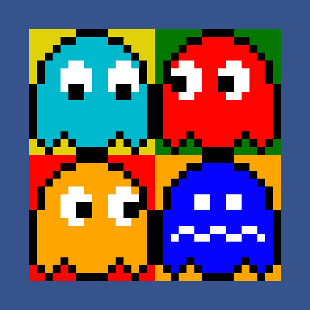 Pac-Man 4 Panel by RetroRaider