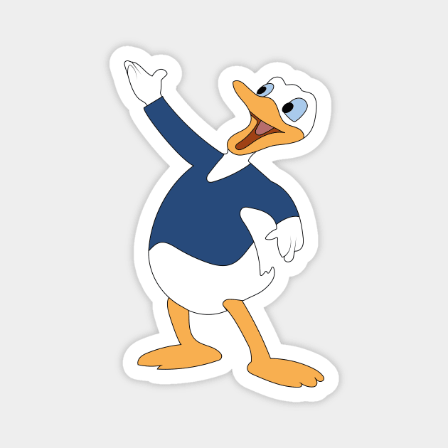 Donald Duck Magnet by InskiyStyle