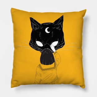 Devils Cat Pillow