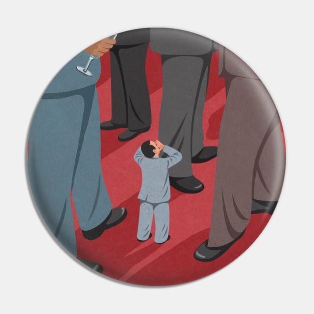 Little Man Shout Pin by John Holcroft