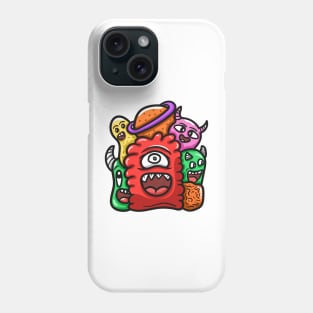 Monster Character Doodle Art Phone Case