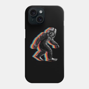 Retro Bigfoot vintage Fun and Nostalgic Sasquatch Phone Case