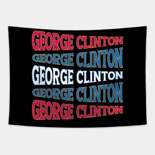 TEXT ART USA GEORGE CLINTON Tapestry