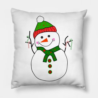 CUTE Snowman Pillow