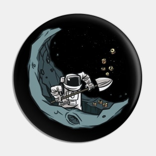 Mining Moon Digging Pin