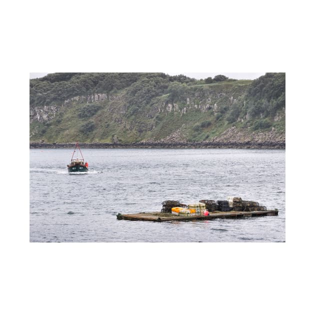 Picking up the pots - Portree Harbour, Isle of Skye by richflintphoto