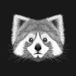 Red Panda B&W T-Shirt