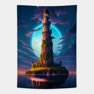 Whimsical Tower Tapestry