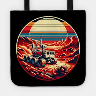 Mars Martian Odyssey: Retro Rover's Red Planet Expedition Tote