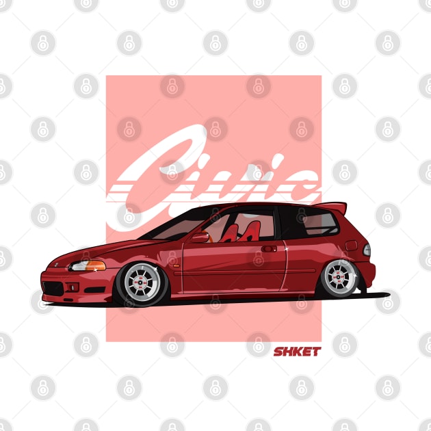 HONDA CIVIC STATIC by shketdesign