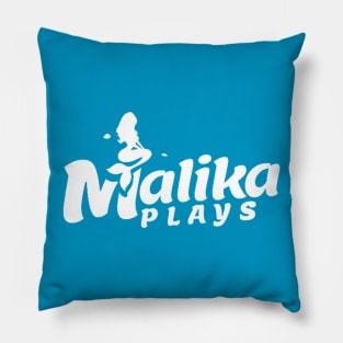 MalikaPlays logo Pillow