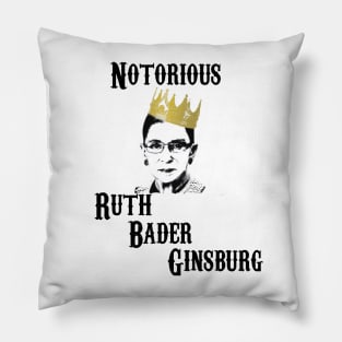 Notorious Ruth Bader Ginsburg Pillow