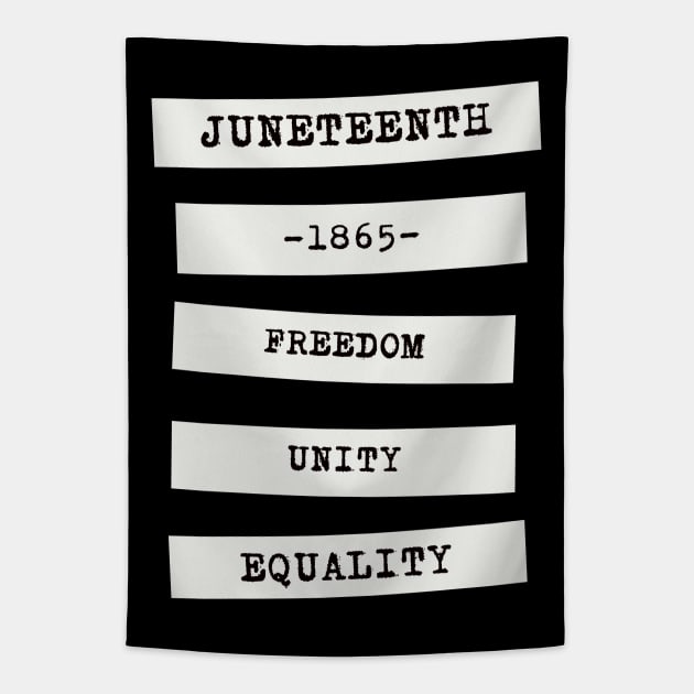 Juneteenth 1865 Tapestry by Artisan