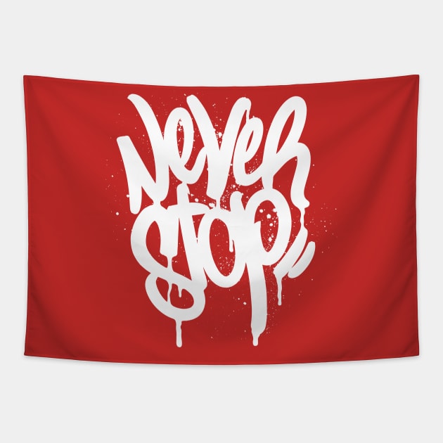 Never stop Tapestry by swaggerthreads