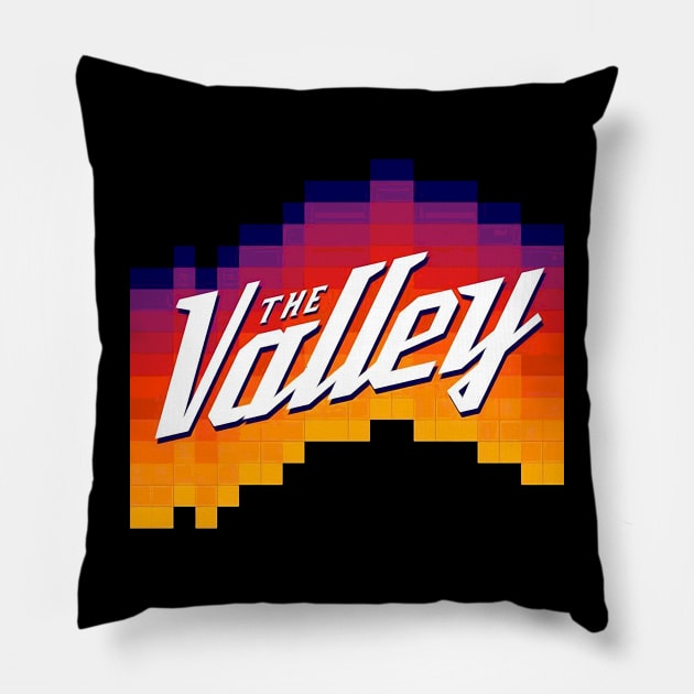 the valley suns Pillow by armeenpowerputt