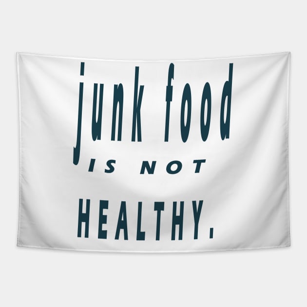 junk food is not healthy Tapestry by winkstore